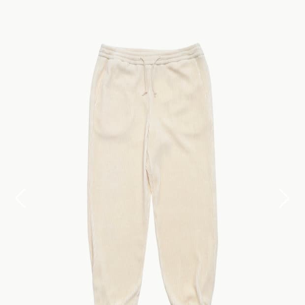 Amomento 아모멘토 코듀로이 조거 팬츠 아이보리
