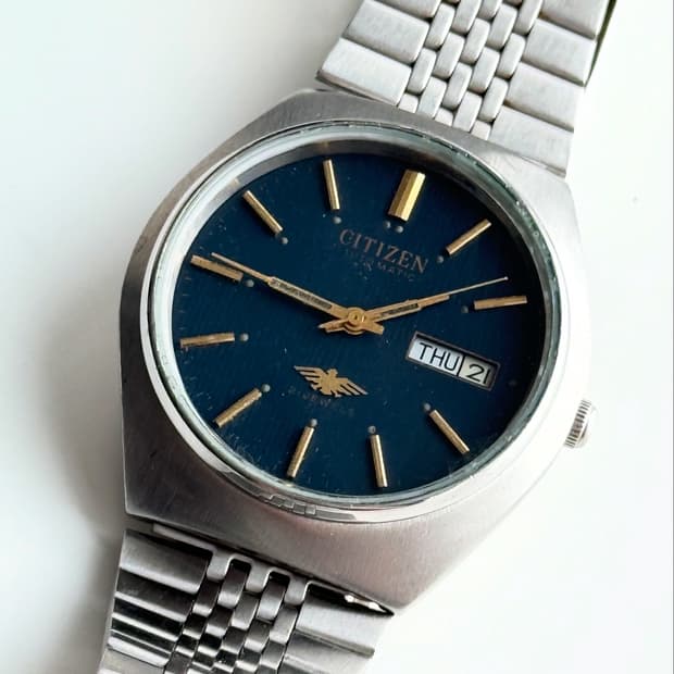 80s Seiko5 Autmatic Vintage Metal Watch