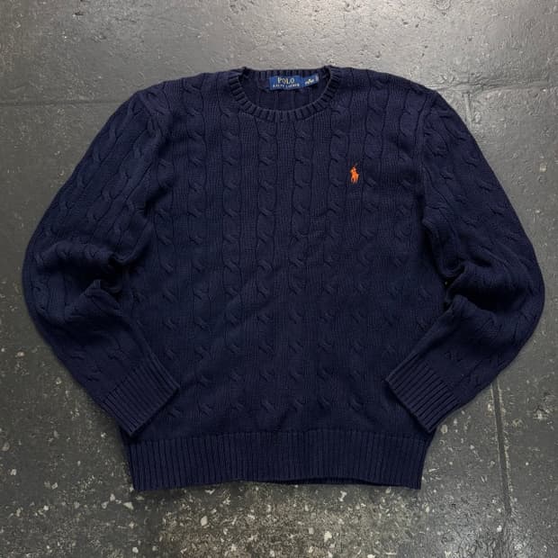 95 폴로 신형 꽈배기 니트