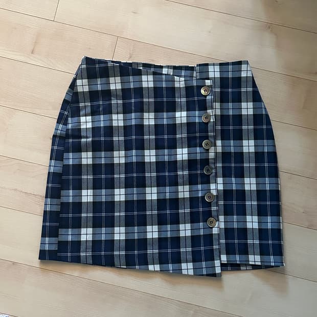oioi 오아이오아이 체크 미니 스커트 s사이즈