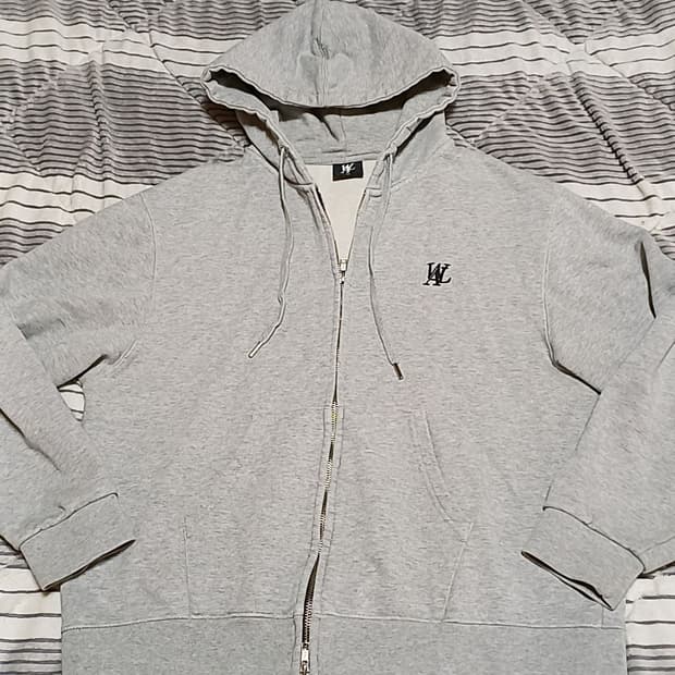 우알롱 오버핏 후드집업 105 여성88 가슴60 기장64