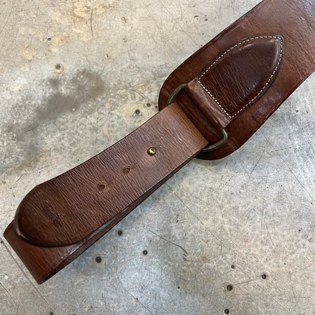 랄프로렌 와이드 레더 벨트