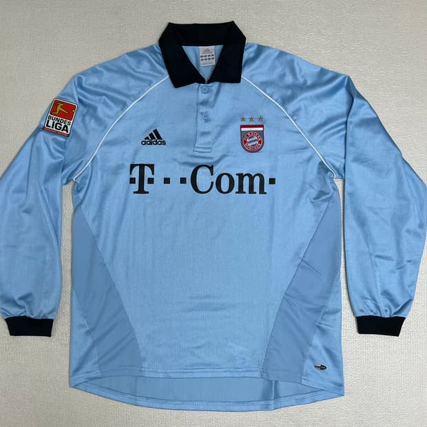 05/06 아디다스 바이에른 뮌헨 키퍼 올리버칸 롱슬리브 축구 져지 L