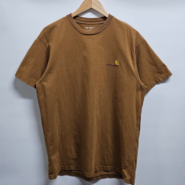 칼하트 WIP 브라운 반팔티셔츠 M