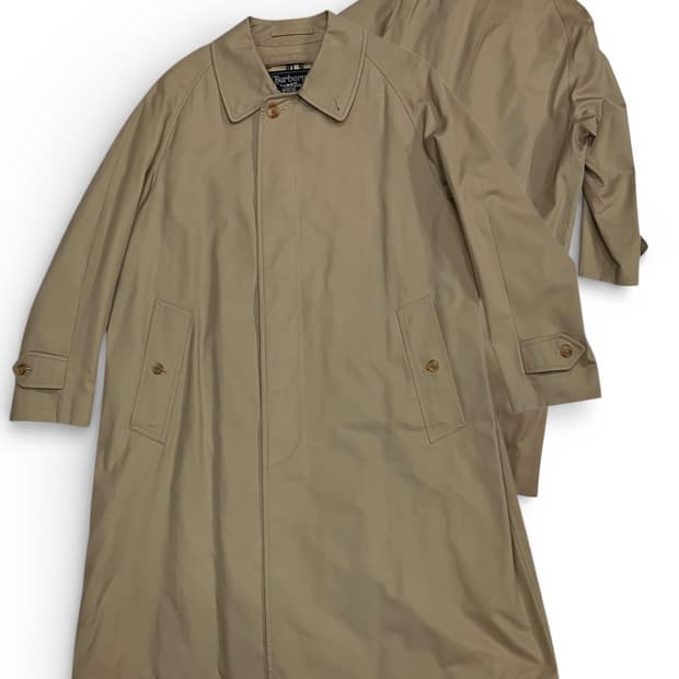 버버리 트렌치 롱 코트 L