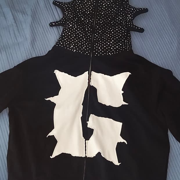 치프키프 Glo Gang Rhinestone Hoodie Black /L