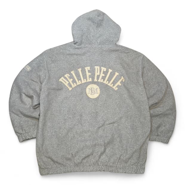 PELLE PELLE 펠레펠레 빅로고 플리스 후드 집업 (실2XL)