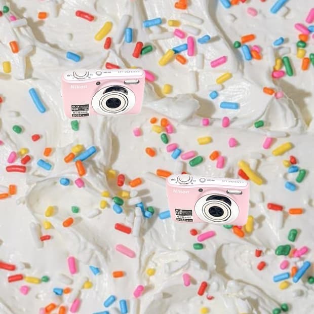 풀박스&딸기우유!) Nikon Coolpix L21 디카 카메라