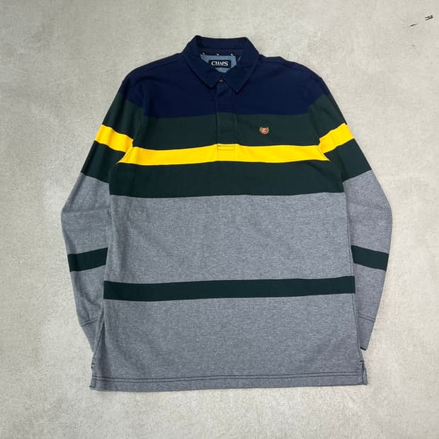 챕스 랄프로렌 스트라이프 럭비티 s10043