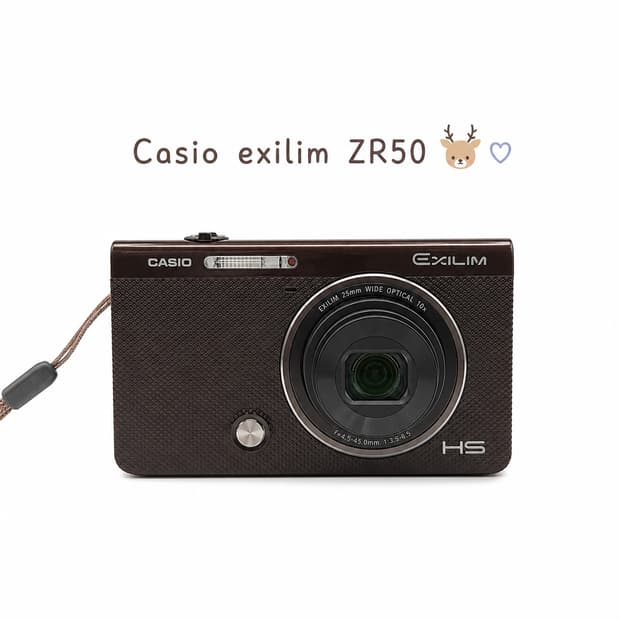 미품🧚♀️메이크업✨ 카시오 EXILIM ZR50 다크브라운 📸 ✨