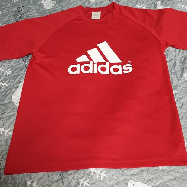 아디다스 클라이마 기능성 반팔티 레드 (100)