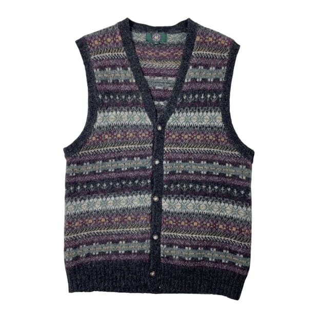 [택포] 메이시스 울 니트 조끼 L