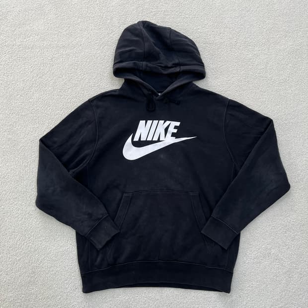 L 나이키 스우시 빅로고 후드 티셔츠 0305M
