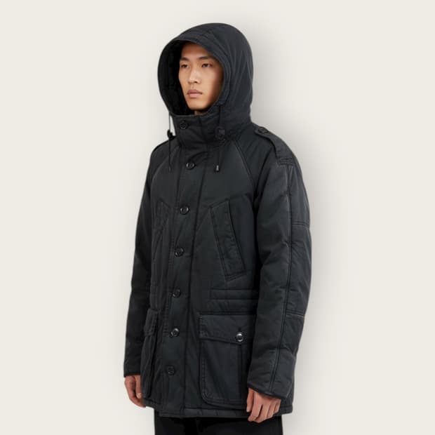 M/ 버버리 런던 워싱 더크 패딩점퍼