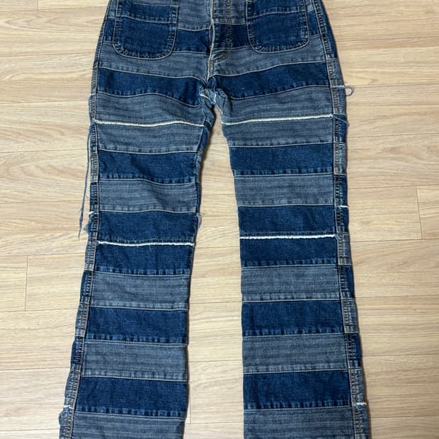 히스테릭글래머 킨키진 스트라이프 데님 팬츠