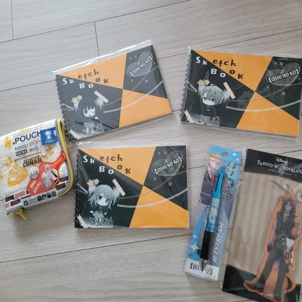 명탐정 코난 파우치 킵 원더랜드 아크릴 피규어 최애의아이 4색볼펜한정판