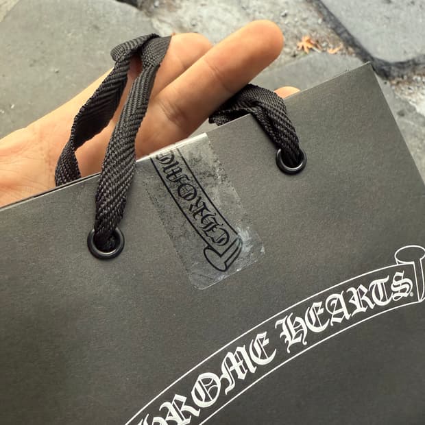 크롬하츠 페이퍼체인 8인치 팔찌