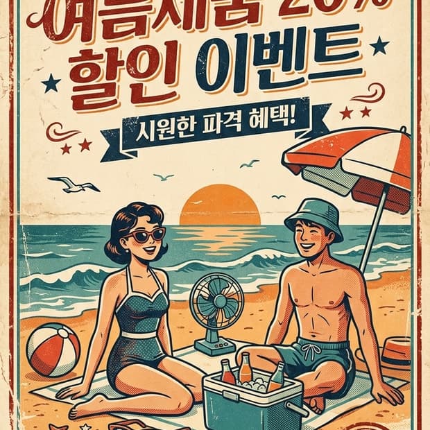 8월 여름 제품 세일~♡