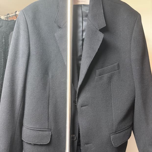 토니웩 아카이브 울 캐시미어 커팅 자켓 L 