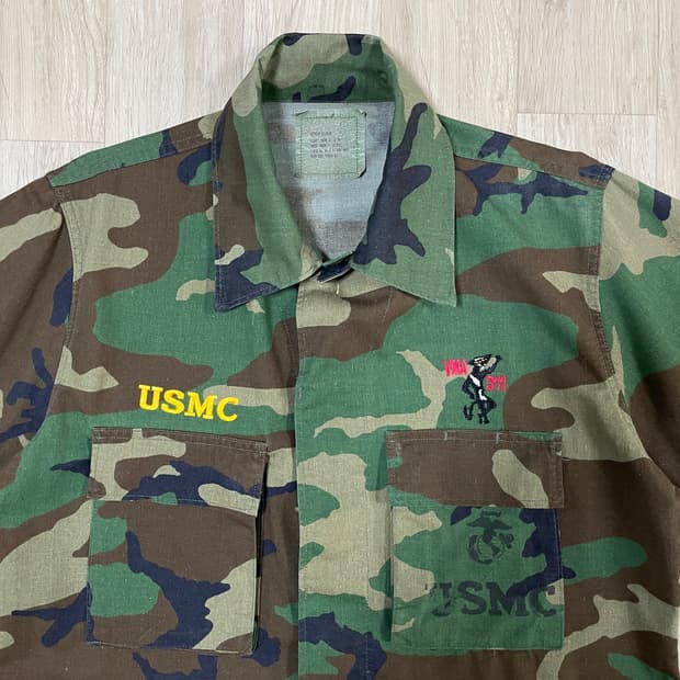 100) 80's 미군 해병대 톰캣 BDU 우드랜드(RRL&LVC&폴로)