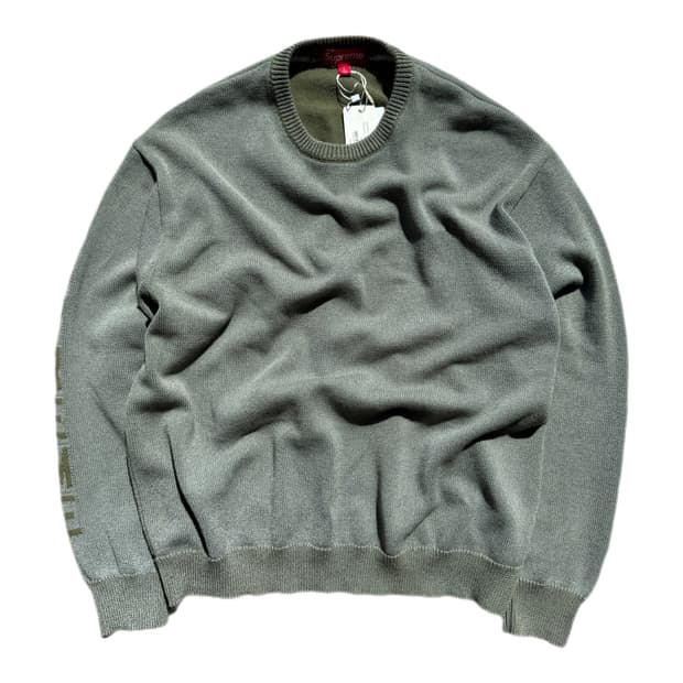(새상품)슈프림 리플렉티브 스웨터 L(XL)