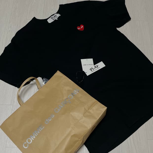 Xl)꼼데가르송 하트와펜 반팔
