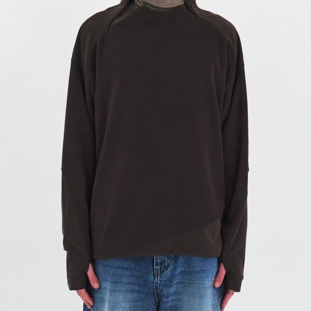 윈더 플리스 후리스 차콜브라운