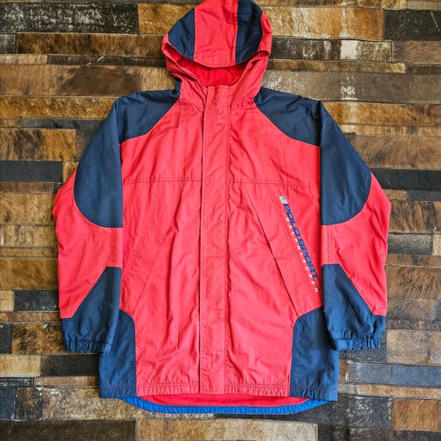 90s 빈티지 폴로 스포츠 윈드브레이커 