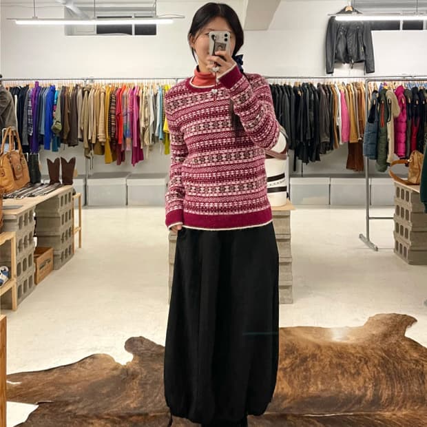 UNIQLO x INES DE LA FRESSANGE fair isle 