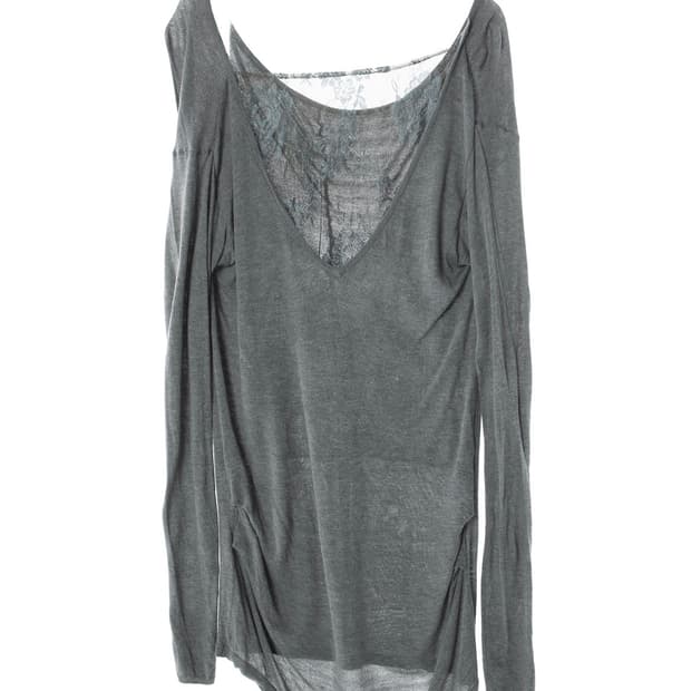 피조물빈티지 레이스 오버사이즈 니트