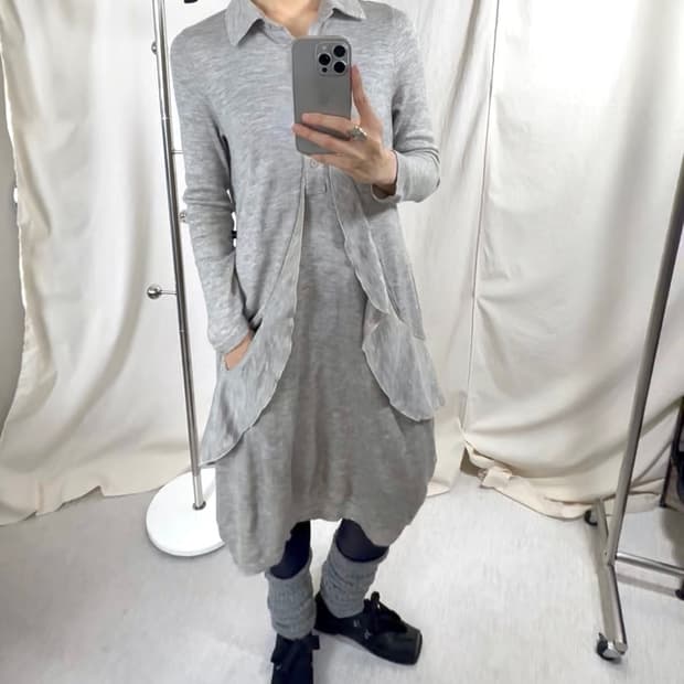 (Deadstock) Kawai Okada 니트 드레스