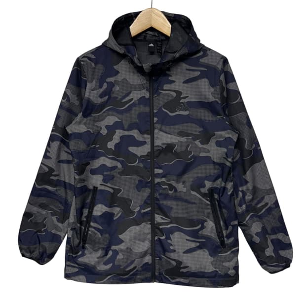 아디다스 카모패턴 바람막이 자켓