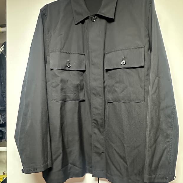 오라리 25ss 헤링본 셔츠 자켓