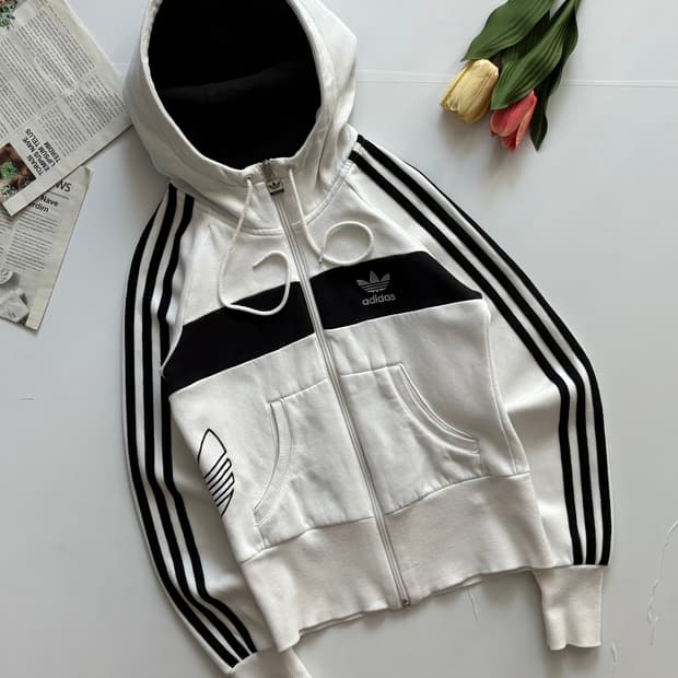 adidas 아디다스 트레포일 우먼스 후드 집업