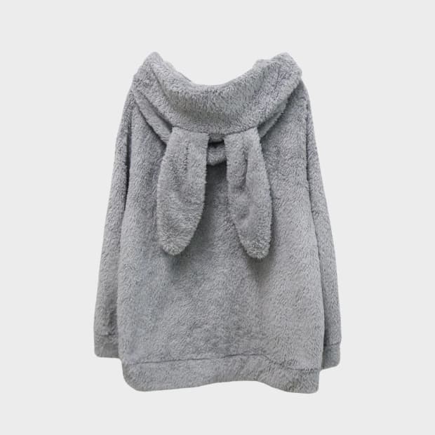 GU 래빗 퍼 후드티 61036