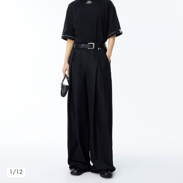 아더에러 24ss vassi 슬랙스 black m size