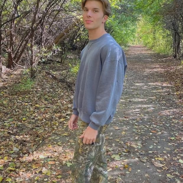 🏈 90s 러셀 빈티지 스웻셔츠 - 더스티 블루