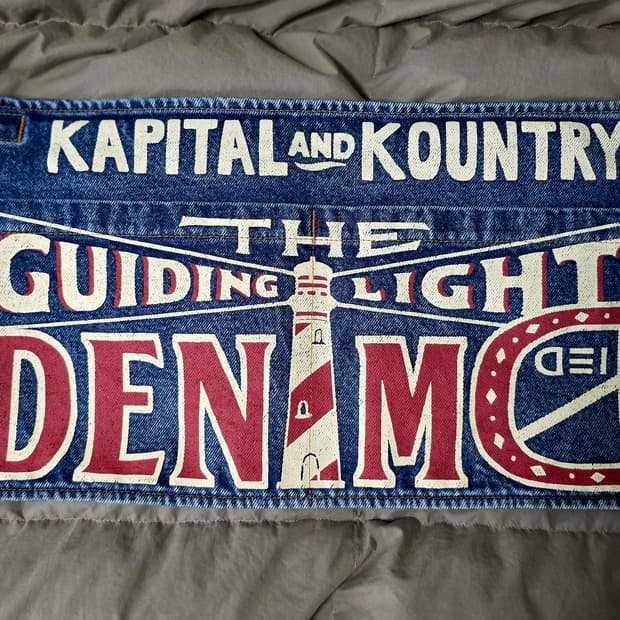 캐피탈 guiding light 데님 에이프런