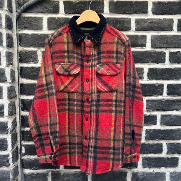 45rpm 체크 울 셔츠