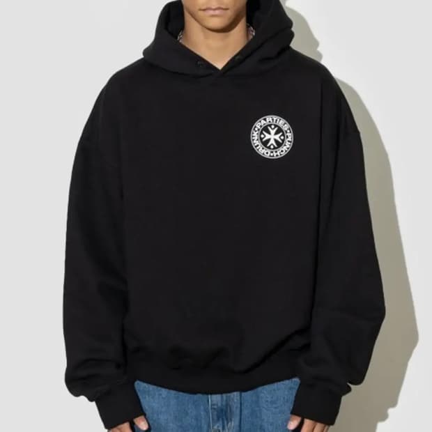 펀치드렁크파티즈 로고 후드티 2사이즈