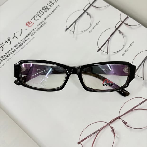 EVISU 에비수 빈티지 뿔테 안경