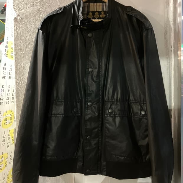 바버 카본 피니쉬 플라이어 자켓 XL