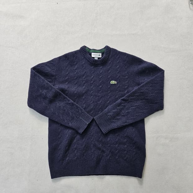 S 라코스테 여성 크루넥 풀오버 니트 0317Y