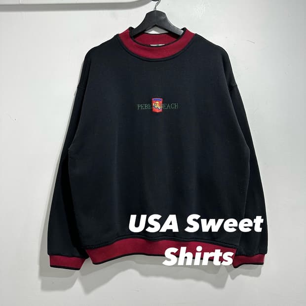 Usa 프린팅 올드스쿨 맨투맨