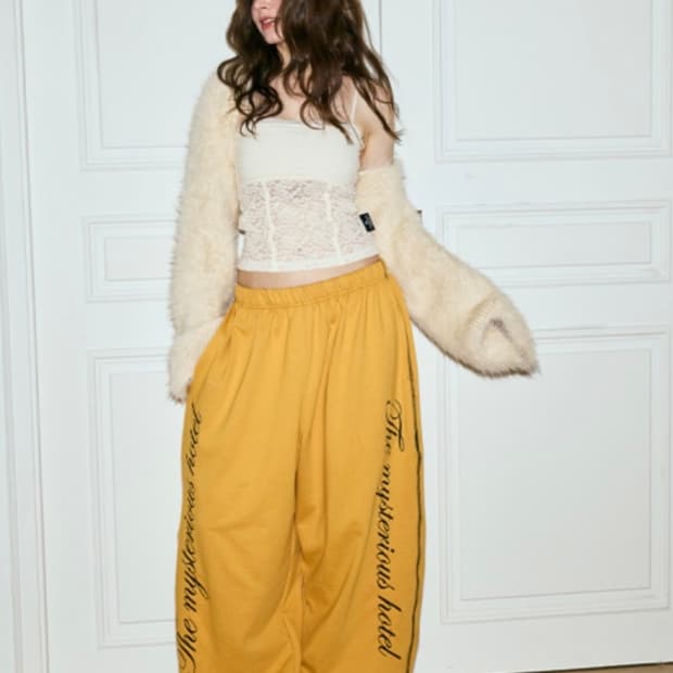 더미스테리어스호텔 크롭 퍼 볼레로