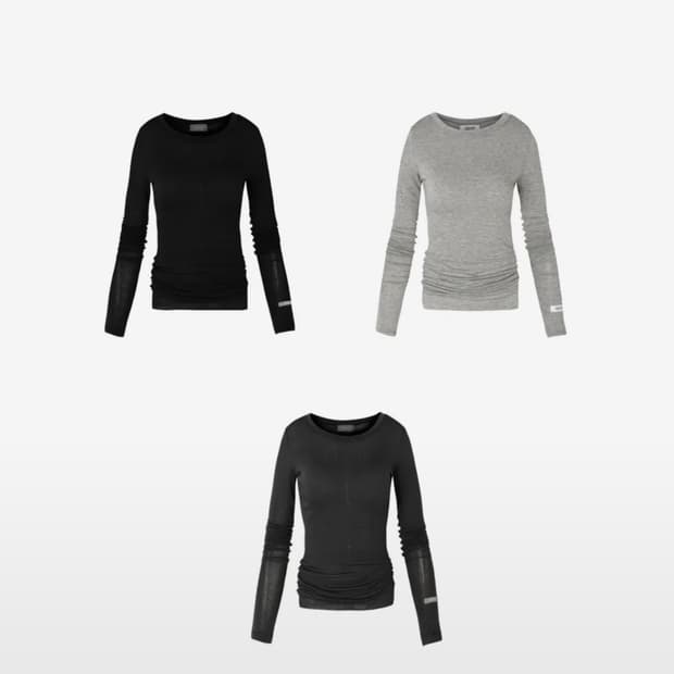 오도어 Round long sleeve 블랙 판매