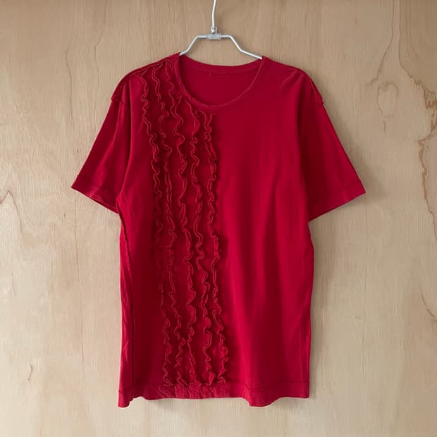 꼼데가르송 옴므플러스 리버시블 프릴 티셔츠