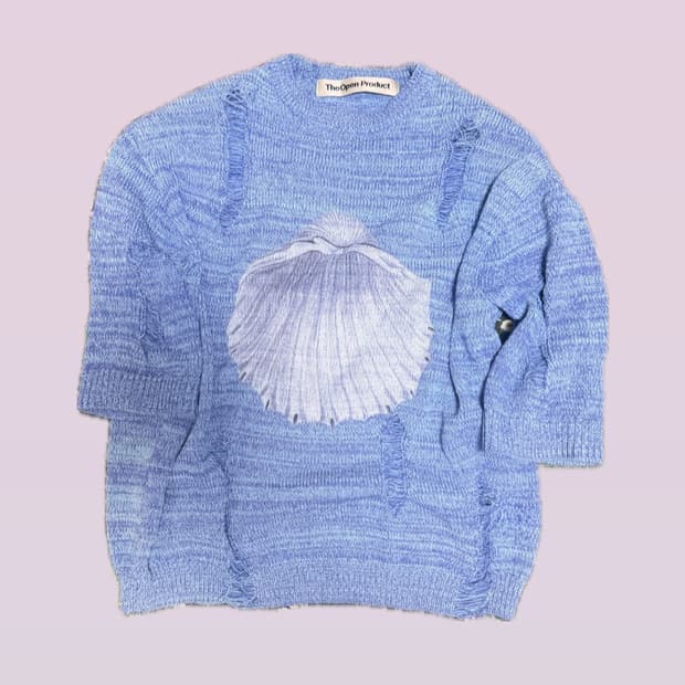 더오픈프로덕트 쉘 니트 23ss 니트 KNIT