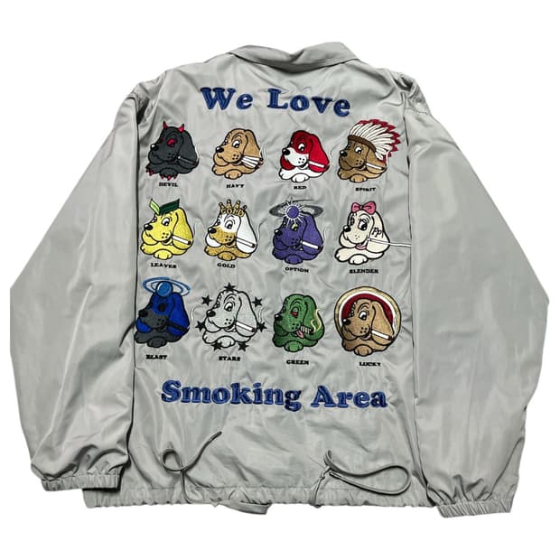 Galfy 갈피 올드스쿨 빈티지 타바코 그레이 바람막이