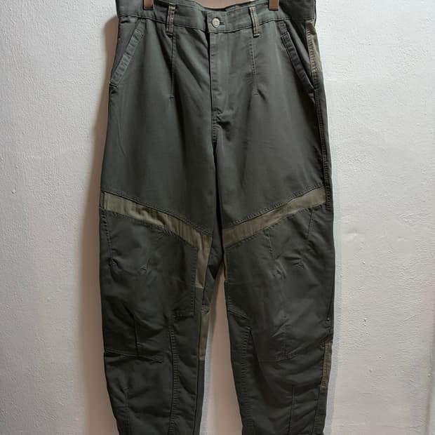 노매뉴얼 NOMANUAL side zipper pants
